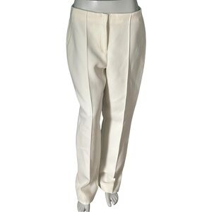 Diane von Furstenberg Ivory Tailored Dress Pants Size 8 NWOT